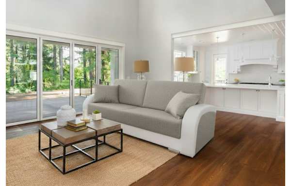 Wersalka Magda inari 91 na sprężynach z funkcją spania i pojemnikiem